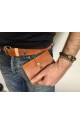 Leather belt