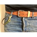 Leather belt