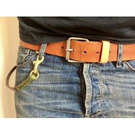 Leather belt