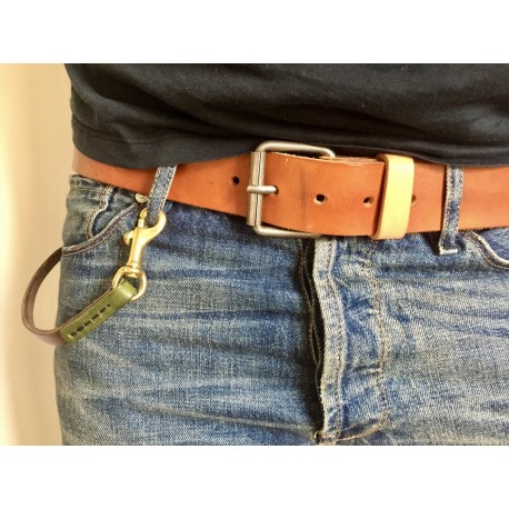 Leather belt